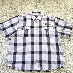 4XL Harley Davidson button up shirt